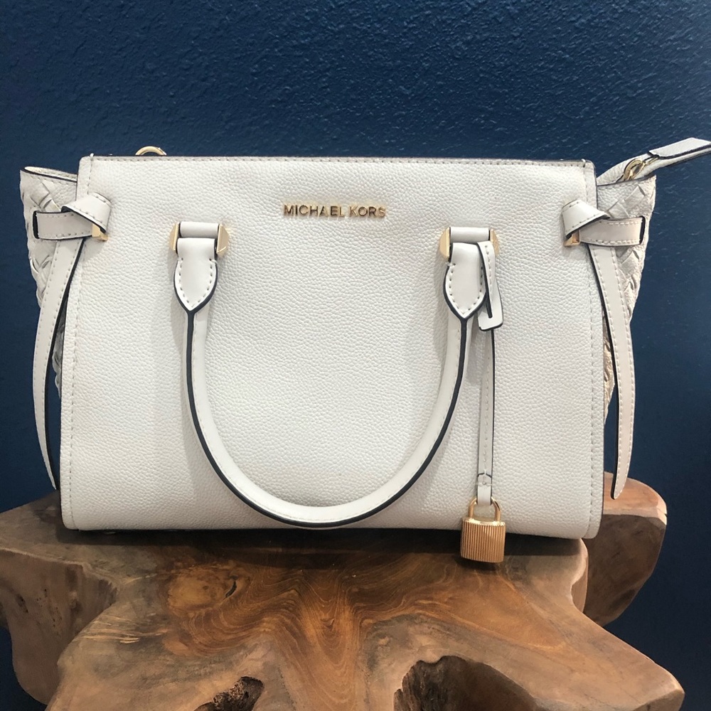 White Medium Michael Kors Handbag
